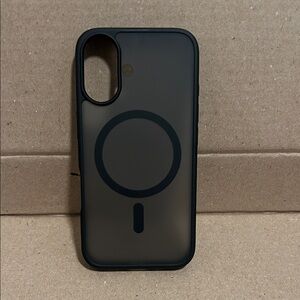 iPhone 16 Black MagSafe-Compatible Phone Case